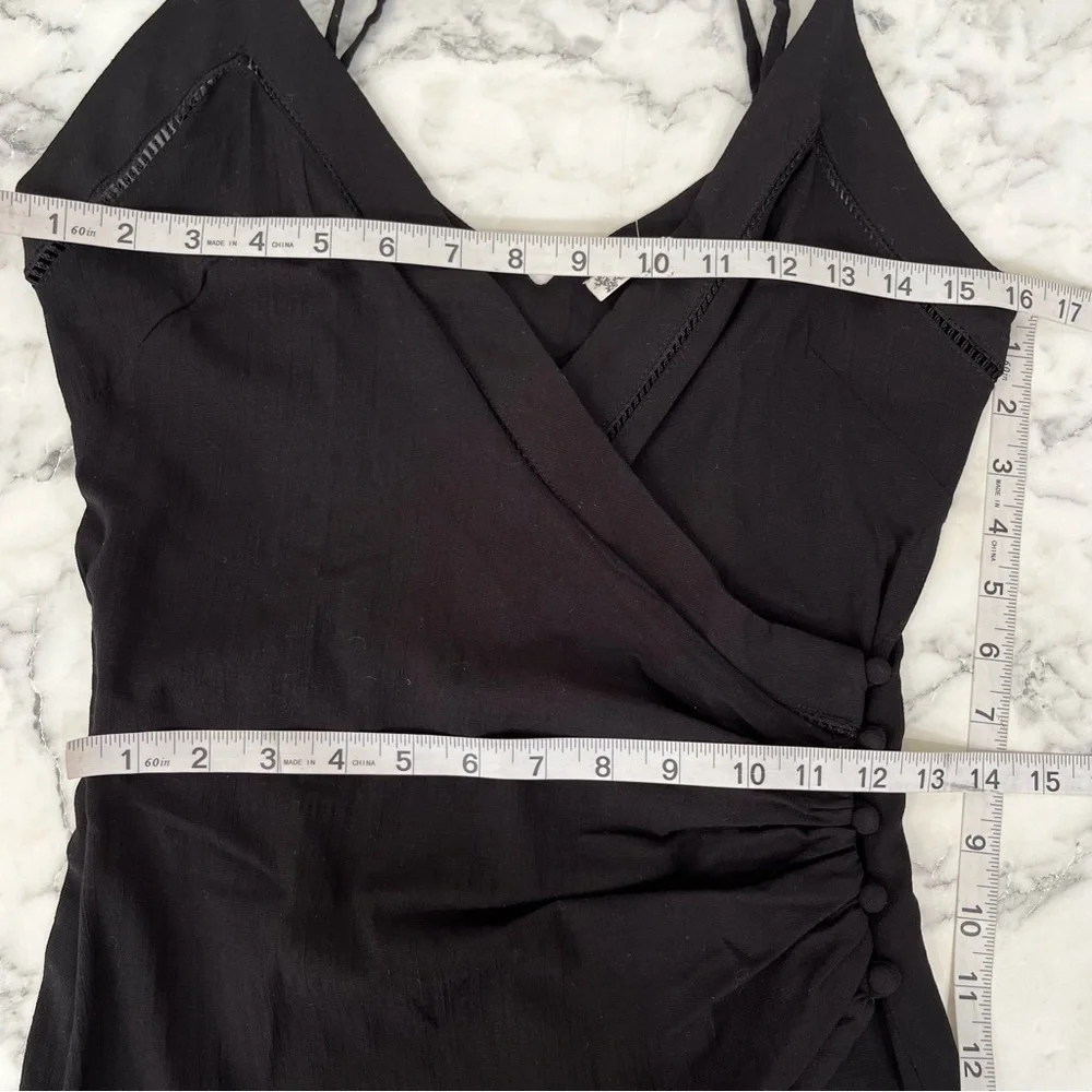 Intimately Free People Dylan Bodycon Mini Dress Black LBD Cocktail Party Small